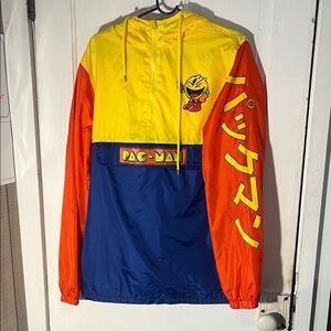 Pac-Man color blocked Windbreaker